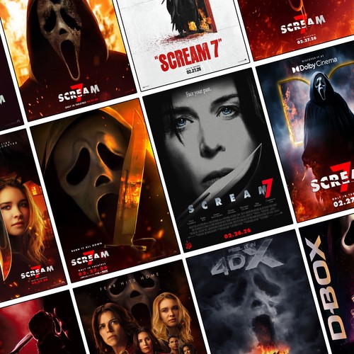 Scream poster print - print, horror