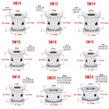 HTD-5M 10-24T Timing Belts