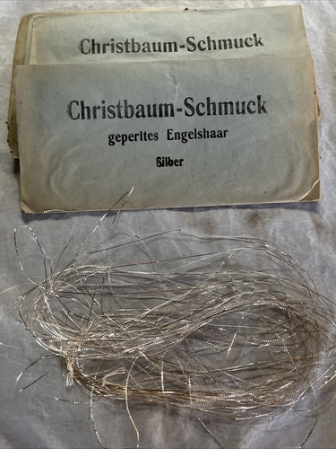 Antique german silver lametta - german,