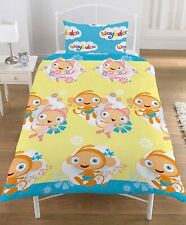 SINGLE BED NQP WAYBULOO DUVET COVER SET YELLOW BLUE CLOUDS DE LI YOJOJO FLOWERS