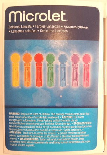 Microlet coloured lancets 50 - coloured,