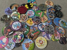Collection of 50+ Vintage Pogs