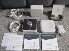 Hive  Active Heating Thermostat receiver and hub, SLT3d, 99p start & No reserve.