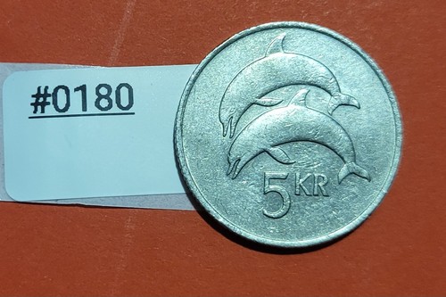 Icelandic krónur coin from - krÓnur,
