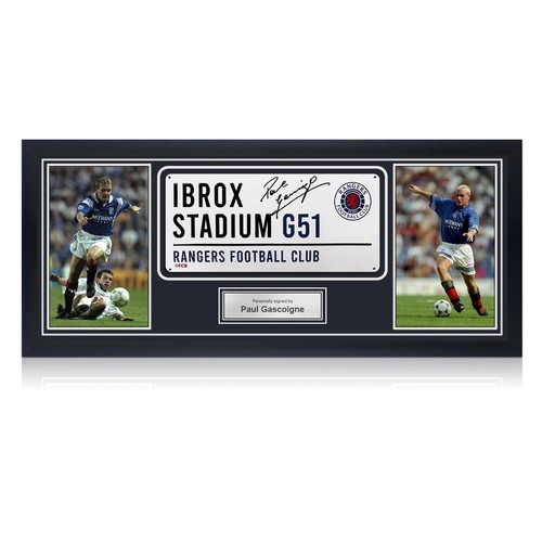 Paul gascoigne signed - paul,
