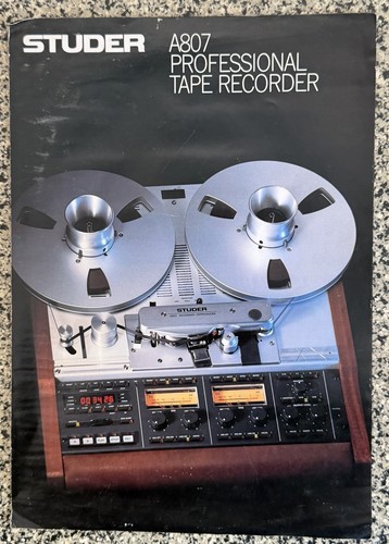 Vtg studer a807 - studer,