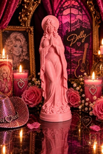 Dolly parton saint figurine - dolly,