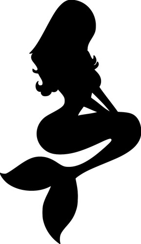 Mermaid vinyl decal sticker - vinyl,
