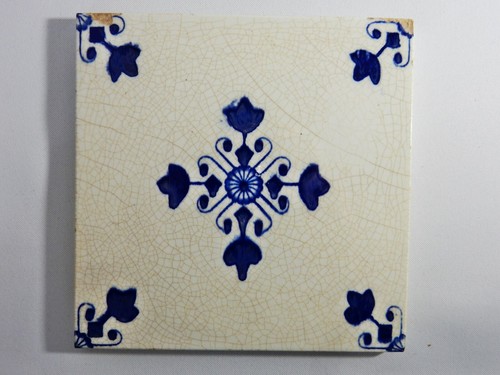 Antique original delft - antique, tile