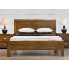 CALIFORNIA RUSTIC OAK BED 4FT6
