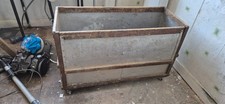 Vintage Industrial Coffee Table -   aluminium Trolley Cart