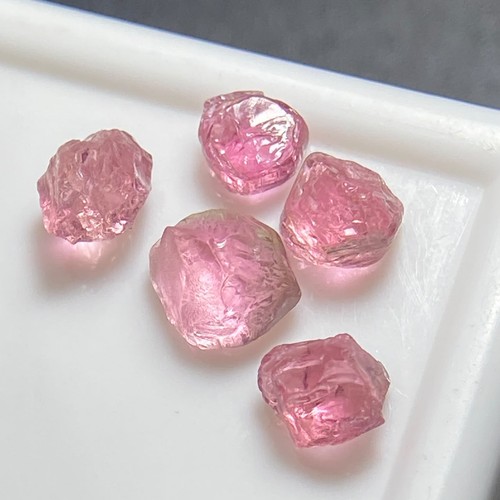 Natural pink tourmaline rough - pink,
