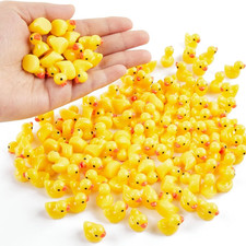 100/200pcs Mini Resin Ducks