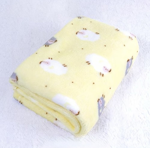 Soft yellow sheep print - yellow,