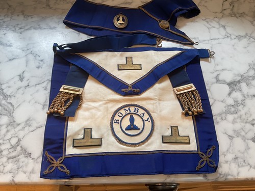 Vintage masons apron neck - apron, &