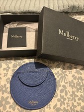Mulberry Round Coin Purse Brand New In Box With Tags And Mulberry Tissue Paper