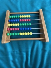 Vintage 5 Bar Wooden Abacus