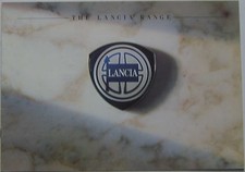 Lancia Range 1990-91 Original UK Market Sales Brochure Y10 Delta Dedra Thema