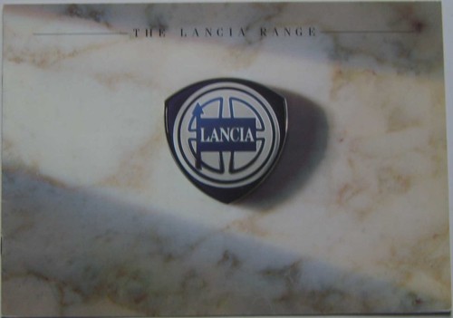 Lancia range 1990 original - lancia,
