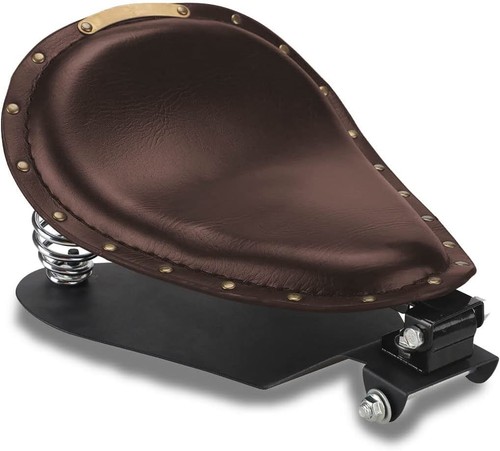 Brown motorcycle solo - motorcycle, seat