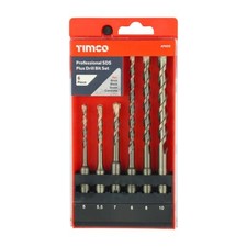 Timco 6Pcs SDS Plus Drill Bit