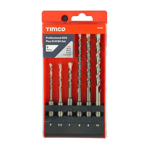 Timco 6pcs sds plus drill - 6pcs, bit