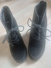 FIORE Black Ankle Suede Boots