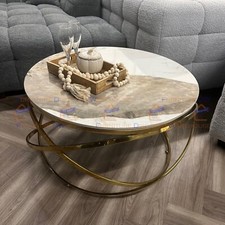 Spiro Gold Circle Stand 80cm x