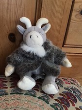 Vintage Russ Berrie Grey Gazelle Graziella Soft Plush Toy 8" 0011