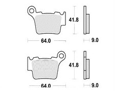 Brake pad KTM SX-F 250 350 450