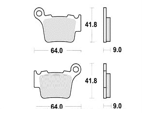 Brake pad ktm 250 - brake, 450