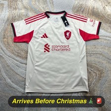 🚨LAST ONE | Liverpool FC Adidas 2025/26 Away Beige T-shirt | FREE SHIPPING🚛 |M