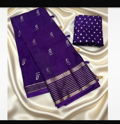 Silk saree with - with, blouse