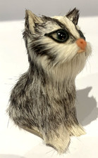 Vintage Grey Tabby Cat Kitten
