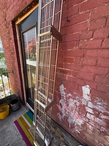 Vintage metal train luggage - metal,