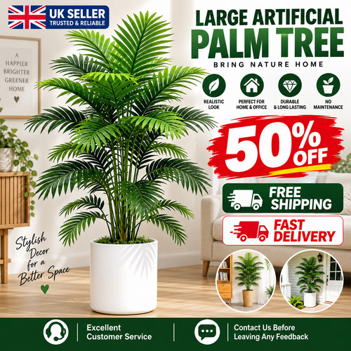 Large artificial palm tree - large,
