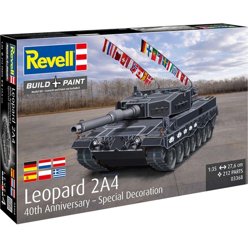 Revell leopard 2a4 40th - revell,
