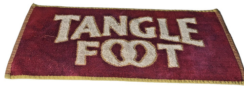 Tangle foot beer - bar, towel