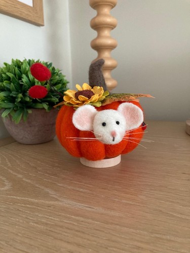 Handmade needle felted - handmade, autumn