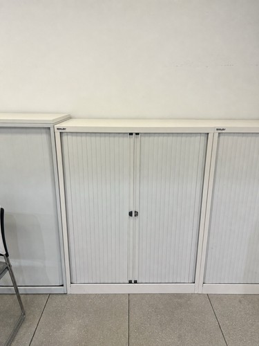 Bisley white metal tambour - white,