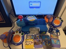 Vtech V.Smile System Console With Games And 3 Controllers