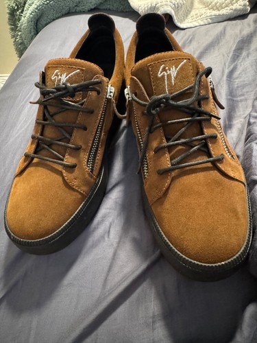 Giuseppe zanotti suede zip - suede,