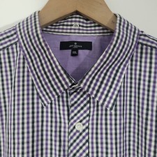 Mens JEFF BANKS Shirt Purple