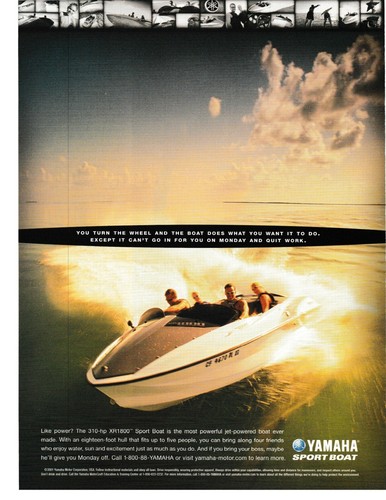 2001 yamaha xr1800 sport boat - yamaha,