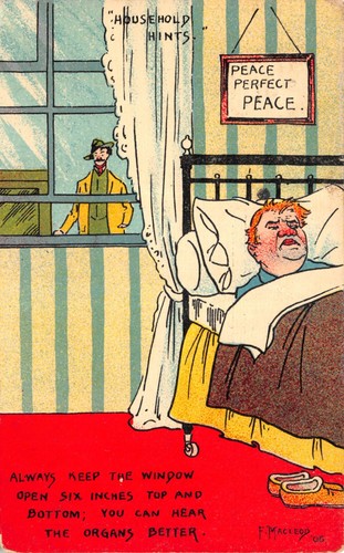 Edwardian comic postcard - postcard, in