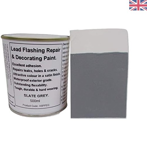 500ml slate grey lead flashing - slate,