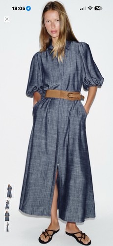 Zara belted maxi dress - belted,