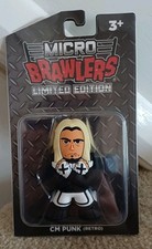 CM Punk Micro Brawler (Retro) Limited Edition ROH AEW WWE BRAND NEW *UK SELLER*
