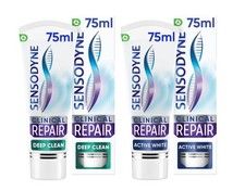 Sensodyne Clinical Repair Sensitive Toothpaste 75ml – Deep Clean / Active White