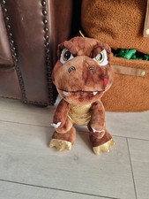 Kandytoys Big Sparkly Eyed Dinosaur Soft Plush Toy 33cm